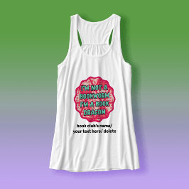 Grappige boekliefhebber citaat Retro Typografie –  Tanktop