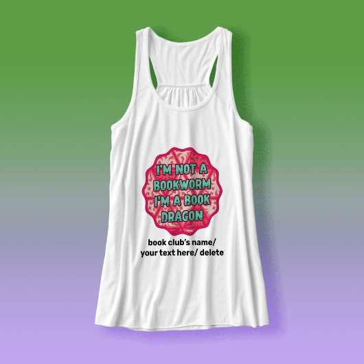 Grappige boekliefhebber citaat Retro Typografie –  Tanktop
