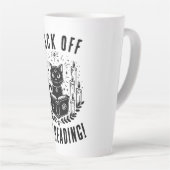 Grappige boekliefhebbers terug van weggeweest Ik b Latte Mok (Rechterhoek)