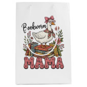 Grappige boekworm Mama gans Medium Cadeauzakje (Voorkant)