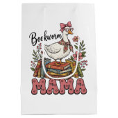 Grappige boekworm Mama gans Medium Cadeauzakje (Achterkant)