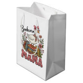 Grappige boekworm Mama gans Medium Cadeauzakje (Achterkant Gekanteld)