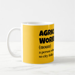 Grappige Boer Definitie - Landbouw Werknemer Gift Koffiemok