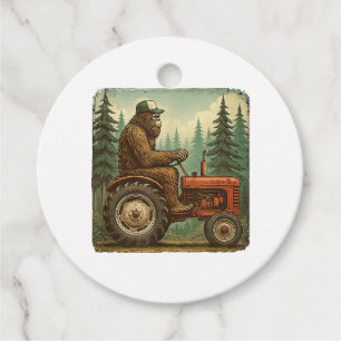 Grappige Boer Ontwerp Mannen Tractor Rancher Boer Bedankjes Labels