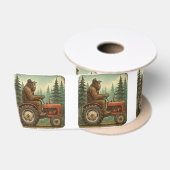 Grappige Boer Ontwerp Mannen Tractor Rancher Boer Satijnen Lint (Spoel)