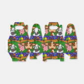 Grappige boerderij dieren geschenkdoos bedankdoosjes (Uitgevouwen)