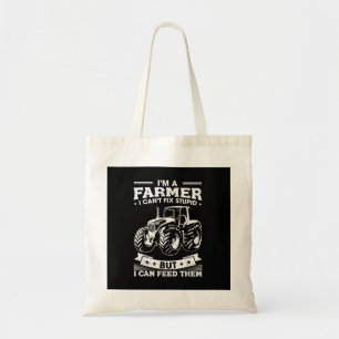 Grappige Boerderij Tractor Ik Ben Een Boer Ik Voed Tote Bag