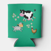 Grappige boerderijdieren blikjeskoeler (Voorkant)