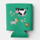Grappige boerderijdieren blikjeskoeler (Achterkant)