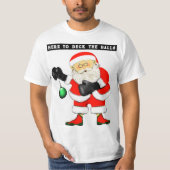 Grappige Boksen Boxer Kerstmis T-shirt (Voorkant)