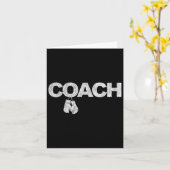 Grappige Boksen Coach Boksen Trainer Retro 1 Kaart (Gele Bloem)