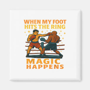 Grappige Boksen Fighter Sarcastische Humor Gifts F Magneet