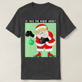 Grappige Boksen Kerstmis T-shirt