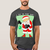 Grappige Boksen Kerstmis T-shirt (Voorkant)