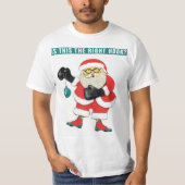 Grappige Boksen Kerstmis T-shirt (Voorkant)