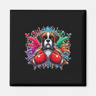Grappige Boksen Kickboksen Liefhebber Boxer Hond S Magneet