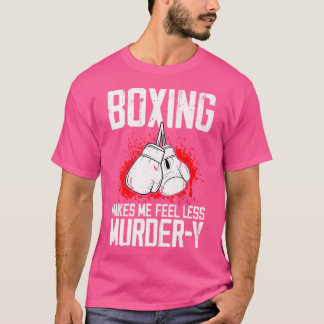 Grappige Boksen Kickbokser Savate MMA Martial Arts T-shirt