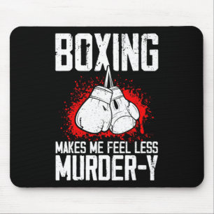 Grappige Boksen Kickboxer Savate Mma Vechtkunst Ki Muismat