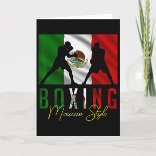 Grappige Boksen Mexicaanse Sparring Kickboksen Kic Kaart