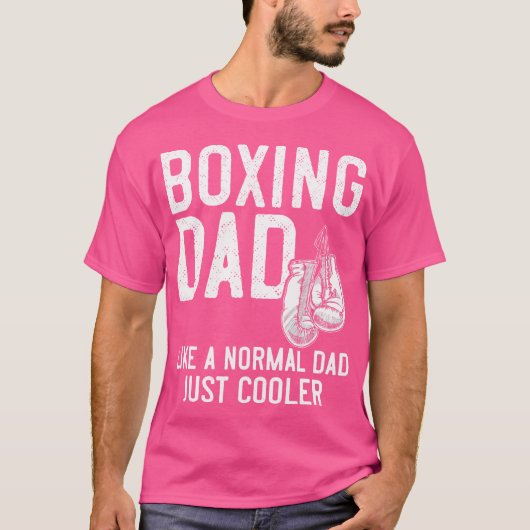 Grappige boksende vader en vechter vaders dag cade t-shirt (Voorkant)