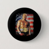 Grappige bokser Trump Rocky Meme Ronde Button 5,7 Cm (Voorkant)