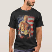 Grappige bokser Trump Rocky Meme T-shirt (Voorkant)