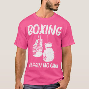 Grappige bokskunst voor kickboksen coach bokser ha t-shirt