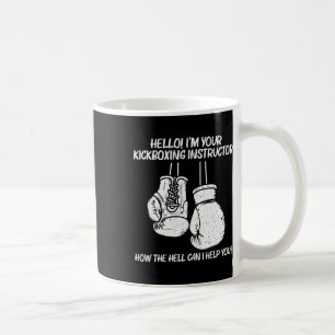 Grappige Bokskunst Voor Mannen Vrouwen Kickbokscoa Koffiemok