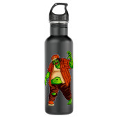 Grappige Boksmagie Maar Echte Kickbokser MMA Kickb Waterfles (Voorkant)