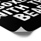 Grappige boksoffertes Boxers biedt op de Boxer met Poster (Hoek)