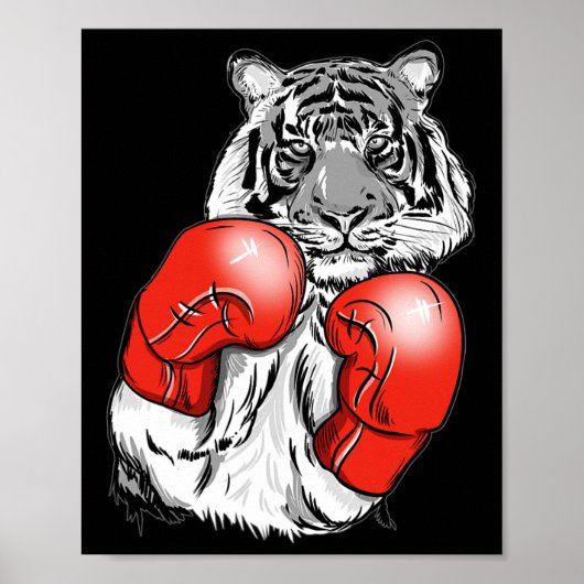Grappige Bokstijger Met Rode Handschoenen Kinderen Poster (Voorkant)