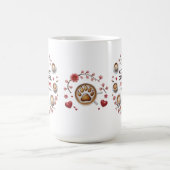 Grappige Bold Cat Lover Quote Cup Koffiemok (Center)