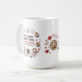 Grappige Bold Cat Lover Quote Cup Koffiemok (Voorkant links)