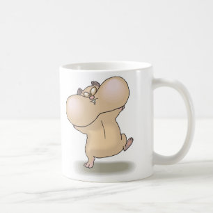 grappige bolle wangen hamster koffiemok