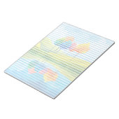 Grappige bomen bekleed - 11 "x 8,5" Notitieblok (Schuin)