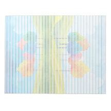 Grappige bomen bekleed - 11 "x 8,5" Notitieblok