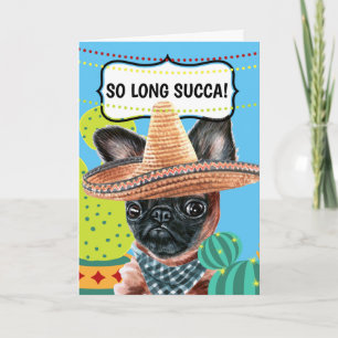 Grappige bon reis zo lang succa Mexicaanse griffon Kaart