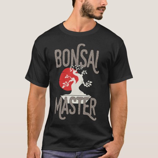 Grappige Bonsai Tree Master Gifts Lover T-shirt (Voorkant)