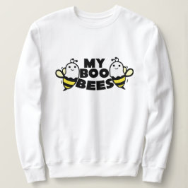 Grappige Boo Bees Wordplay Halloween Sweatshirt