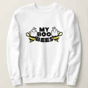 Grappige Boo Bees Wordplay Halloween Sweatshirt