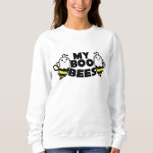 Grappige Boo Bees Wordplay Halloween Sweatshirt (Voorkant)