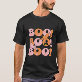 Grappige Boo Ghost Cat Halloween Spooky T-shirt