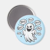 Grappige Boo Ghost Magneet (Voorkant / Achterkant)