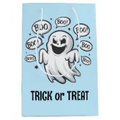 Grappige Boo Ghost Medium Cadeauzakje (Voorkant)