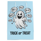 Grappige Boo Ghost Medium Cadeauzakje (Achterkant)