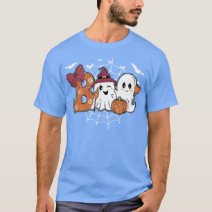 Grappige Boo Halloween Pompoen Geest Kostuum T-shirt