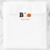 Grappige Boo Halloween Sticker (Tas)