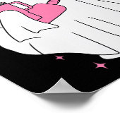 Grappige Boo-jee Ghost Halloween Boo Jee Ghost Spo Poster (Hoek)