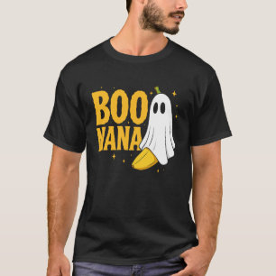 Grappige Boo Nana Banaan Geest Halloween Pun Kostu T-shirt