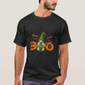 Grappige Boo Witch Gnome Halloween T-shirt (Voorkant)